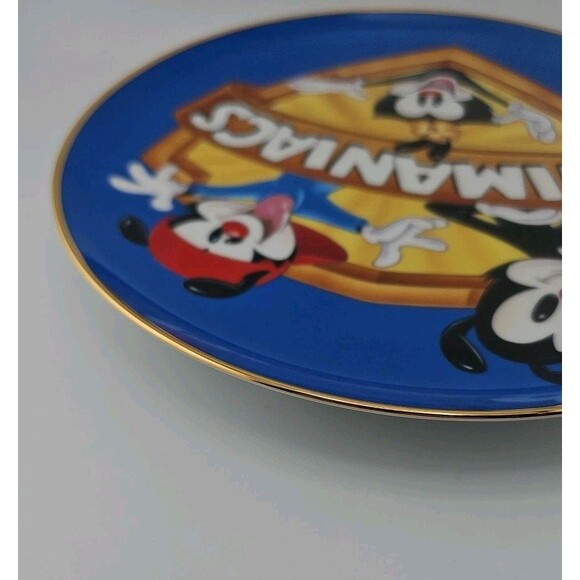 1994 ANIMANIACS Wakko Yakko Dot Warner Bros. Limited Edition Plate 004/2500 - Picture 8 of 10